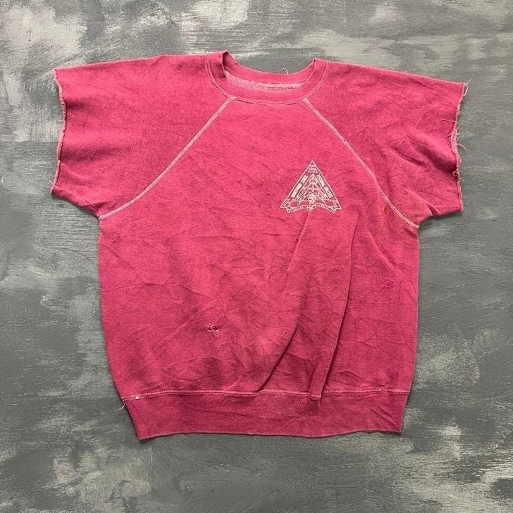 Vintage Hartford State Technical College Sweatshirt Men's Medium Red 1960s USA